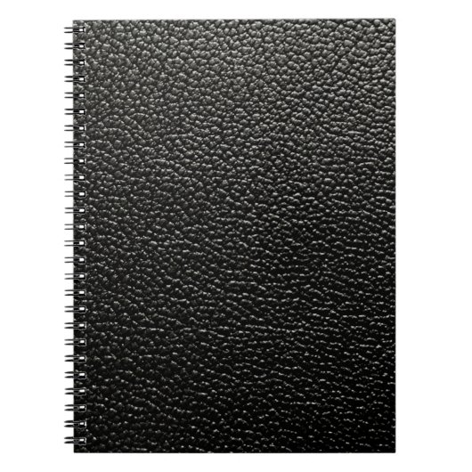 Zwart leder notitieboek (Voorkant)