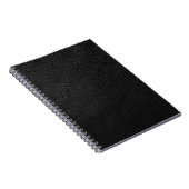 Zwart leder notitieboek (Rechterzijde)