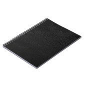 Zwart leder notitieboek (Linkerzijde)