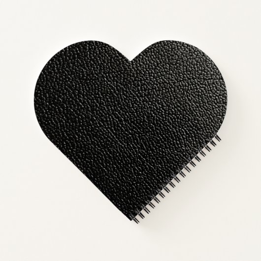 Zwart leder notitieboek (Achterkant)