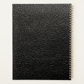 Zwart leder planner (Achterkant)