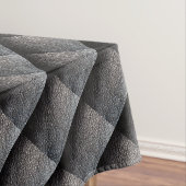 Zwart lederachtig patroon tafelkleed (Voorbeeld)