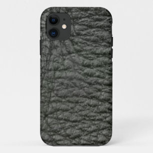 Zwart ledereffect Case-Mate iPhone case