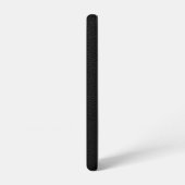 Zwart lederen luxemonogram samsung galaxy hoesje (Linkerkant)