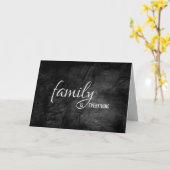 Zwart lederen verjaardag voor schoonzoon kaart (Gele Bloem)