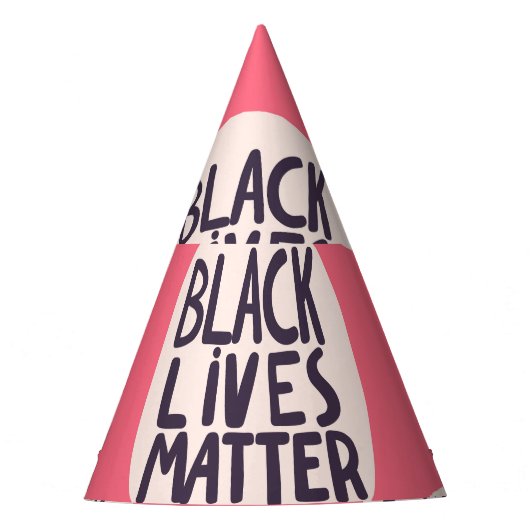 Zwart leeft materie, kalligrafisch patroon feesthoedjes (Voorkant)