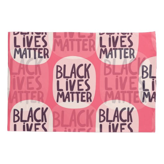 Zwart leeft materie, kalligrafisch patroon kussensloop (Achterkant)