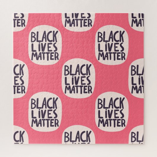 Zwart leeft materie, kalligrafisch patroon legpuzzel (Verticaal)