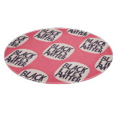 Zwart leeft materie, kalligrafisch patroon snijplank (Hoek)