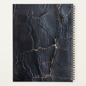  zwart leer planner (Achterkant)