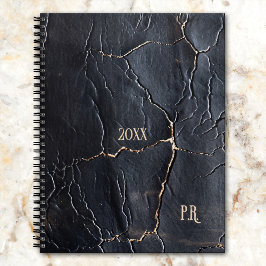  zwart leer planner
