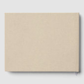 Zwart lef botanisch rotsachtig modern krafthuwelij gastenboek (Achterkant)