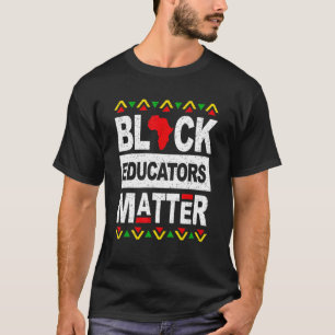 Zwart leraar Magic African American Black History T-shirt