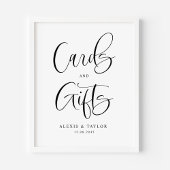 Zwart Leuke Kalligrafie Kaarten en Geschenken Brui Poster