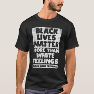 Zwart leven is belangrijker dan witte kleuren BLM T-shirt