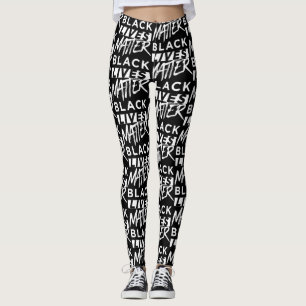 Zwart leven leggings