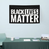 Zwart leven maakt gewaagde herkenning mogelijk spandoek (Beurs)