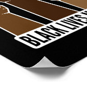 Zwart leven maakt kunst afdrukken poster (Hoek)