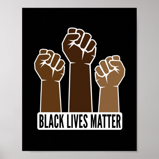 Zwart leven maakt kunst afdrukken poster (Voorkant)