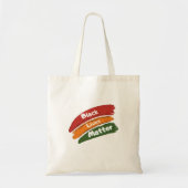 Zwart leven Materie Tote Bag (Voorkant)