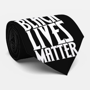 Zwart leven stropdas