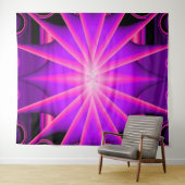 Zwart licht leuk..... wandkleed (In Situ (horizontaal))