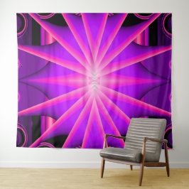 Zwart licht leuk..... wandkleed