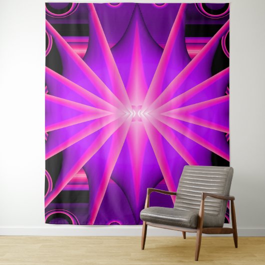 Zwart licht leuk..... wandkleed (In situ)