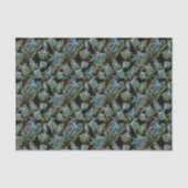 Zwart Licht Neon Glow Xmas Cadeaus en huizen Tissuepapier (Voorkant)