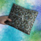 Zwart Licht Neon Glow Xmas Cadeaus en huizen Tissuepapier