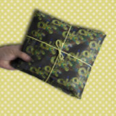 Zwart Licht Neon Glow Xmas Kaars en Ornamenten Tissuepapier