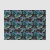 Zwart Licht Neon Glow Xmas Kaarsenbel Ornament Tissuepapier (Voorkant)