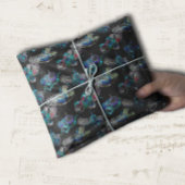 Zwart Licht Neon Glow Xmas Kaarsenbel Ornament Tissuepapier