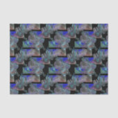 Zwart Licht Neon Glow Xmas Ornament Cluster Tissuepapier (Voorkant)