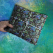 Zwart Licht Neon Glow Xmas Poinsettia Ornament Tissuepapier