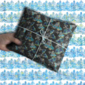 Zwart Licht Neon Glow Xmas Sneeuwvlokken Auto's Kl Tissuepapier