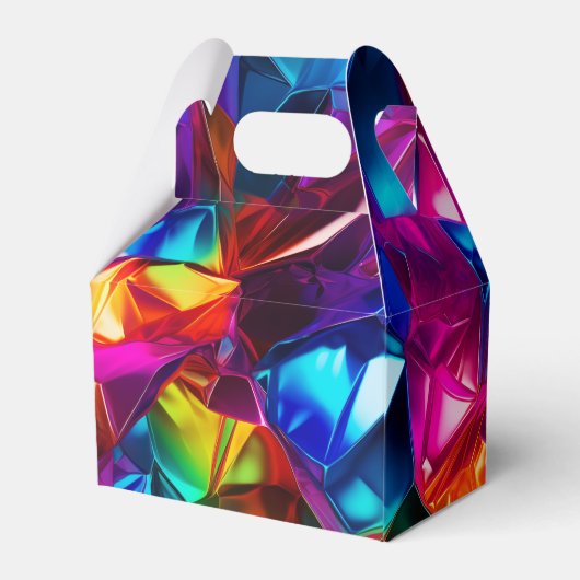 Zwart Licht Neon Verjaardag Droog Ijs Cocktails Bedankdoosjes (Achterkant)