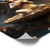 Zwart licht Poster van James Michael Miller (Hoek)