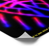 Zwart licht Poster van James Michael Miller (Hoek)