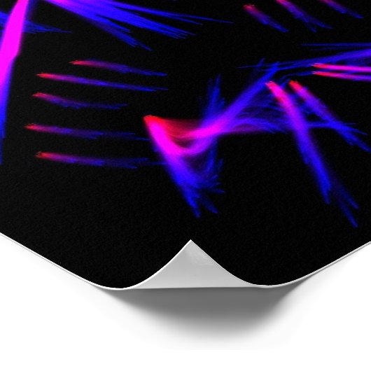 Zwart licht Poster van James Michael Miller (Hoek)