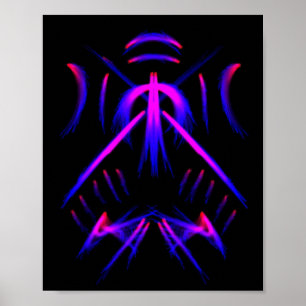 Zwart licht Poster van James Michael Miller