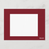 Zwart & Lichtbruine Doxie Briefkaart (Achterkant)