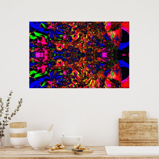 Zwart lichte Poster 5 (Keuken)