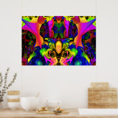 Zwart lichte Poster voor beeldbewerking 7 (Keuken)