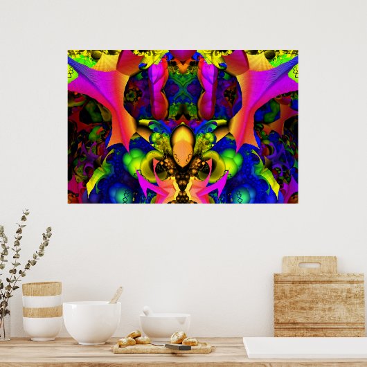 Zwart lichte Poster voor beeldbewerking 7 (Keuken)