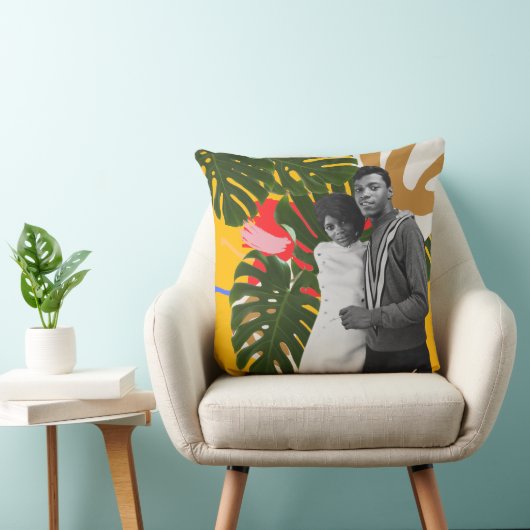 Zwart liefde Kussen (Stoel)