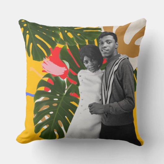  Zwart liefde Kussen (Voorkant)