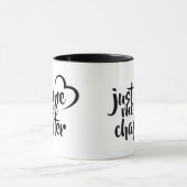 Zwart liefje nog maar één hoofdstuk - leesadvies mok (Midden)