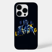 Zwart Lightning Heroes Graphic Case-Mate iPhone Case (Achterkant)