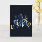 Zwart Lightning Heroes Graphic Kaart (Gele Bloem)